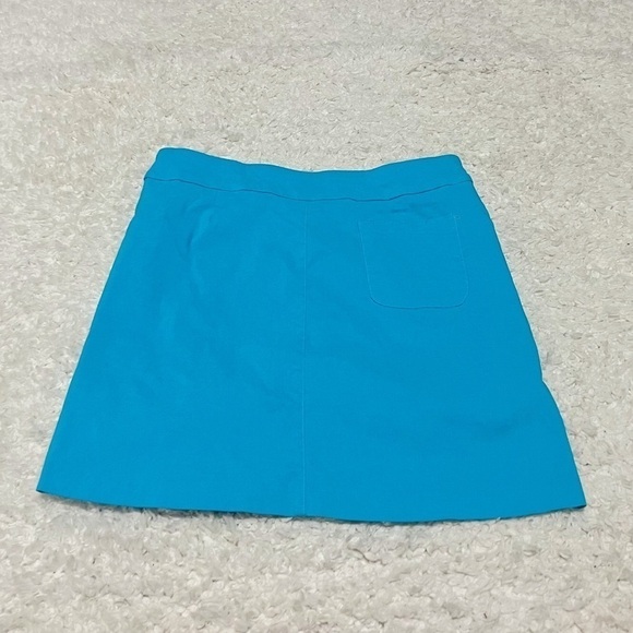Jamie Sadock Bright Blue Mini Skort Pull On Pockets Size 6  Stretchy Mid Rise - Picture 2 of 8